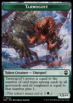 Tarmogoyf Token (G */1+*) // Saproling Token (G 1/1) (V.1)⁣ - Modern Horizons 3: Tokens⁣ (Token)⁣ [CT 22/21]