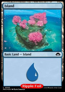 Island (V.2)⁣ - Modern Horizons 3: Extras⁣ (Land)⁣ [500]