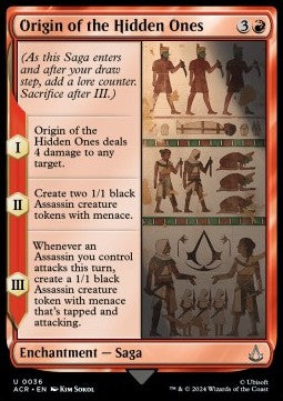 Origin of the Hidden Ones⁣ - Universes Beyond: Assassin's Creed⁣ (Uncommon)⁣ [36]