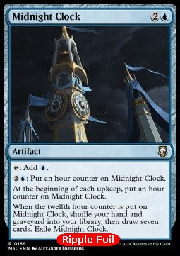 Midnight Clock⁣ - Commander: Modern Horizons 3: Extras⁣ (Rare)⁣ [189]