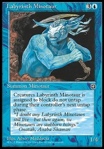 Labyrinth Minotaur (V.1) - Homelands (Common)