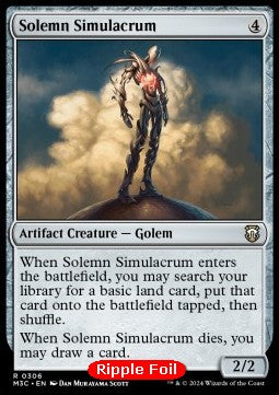 Solemn Simulacrum⁣ - Commander: Modern Horizons 3: Extras⁣ (Rare)⁣ [306]