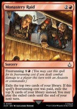 Monastery Raid⁣ - Universes Beyond: Assassin's Creed⁣ (Uncommon)⁣ [35]