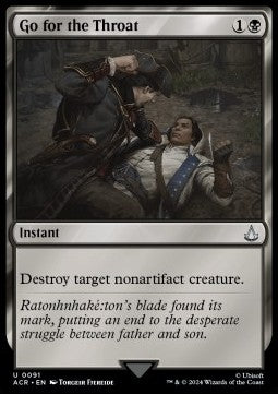 Go for the Throat⁣ - Universes Beyond: Assassin's Creed⁣ (Uncommon)⁣ [91]