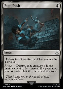 Fatal Push⁣ - Universes Beyond: Assassin's Creed⁣ (Uncommon)⁣ [90]