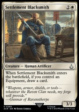 Settlement Blacksmith⁣ - Universes Beyond: Assassin's Creed: Extras⁣ (Uncommon)⁣ [280]