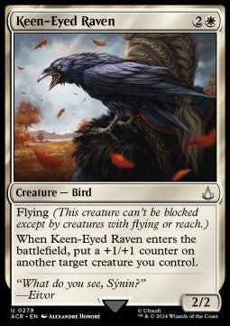 Keen-Eyed Raven⁣ - Universes Beyond: Assassin's Creed: Extras⁣ (Uncommon)⁣ [279]