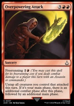 Overpowering Attack⁣ - Universes Beyond: Assassin's Creed⁣ (Uncommon)⁣ [37]