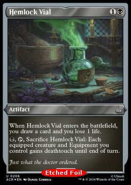 Hemlock Vial⁣ - Universes Beyond: Assassin's Creed: Extras⁣ (Uncommon)⁣ [206]