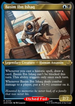Basim Ibn Ishaq (V.2)⁣ - Universes Beyond: Assassin's Creed: Extras⁣ (Rare)⁣ [230]