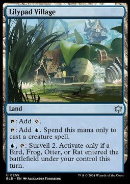 Lilypad Village⁣ - Bloomburrow⁣ (Uncommon)⁣ [255]