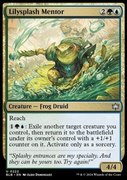 Lilysplash Mentor⁣ - Bloomburrow⁣ (Uncommon)⁣ [222]