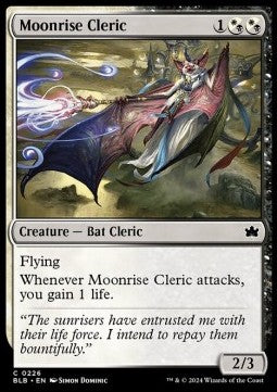 Moonrise Cleric⁣ - Bloomburrow⁣ (Common)⁣ [226]