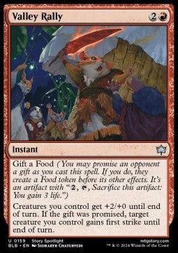 Valley Rally⁣ - Bloomburrow⁣ (Uncommon)⁣ [159]