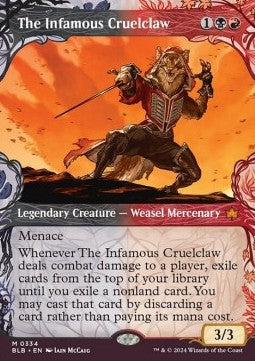 The Infamous Cruelclaw - Bloomburrow: Extras (Mythic) [XBLB-334]