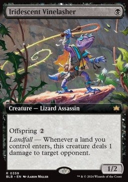 Iridescent Vinelasher - Bloomburrow: Extras (Rare) [XBLB-359]
