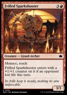 Frilled Sparkshooter⁣ - Bloomburrow⁣ (Common)⁣ [136]