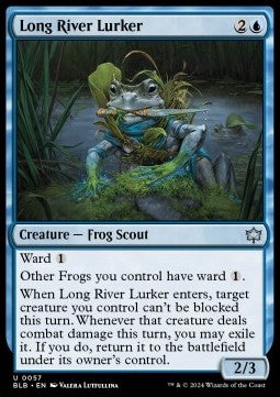 Long River Lurker⁣ - Bloomburrow⁣ (Uncommon)⁣ [57]