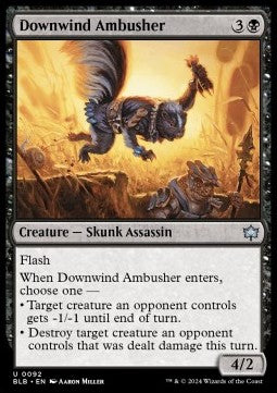 Downwind Ambusher⁣ - Bloomburrow⁣ (Uncommon)⁣ [92]