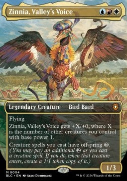 Zinnia, Valley's Voice - Commander: Bloomburrow (Mythic) [BLC-4]