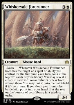 Whiskervale Forerunner⁣ - Bloomburrow⁣ (Rare)⁣ [40]