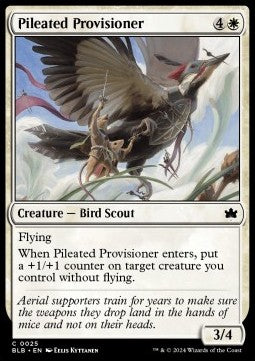 Pileated Provisioner⁣ - Bloomburrow⁣ (Common)⁣ [25]