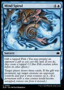Mind Spiral⁣ - Bloomburrow⁣ (Common)⁣ [59]