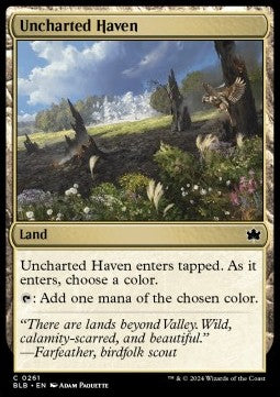 Uncharted Haven⁣ - Bloomburrow⁣ (Common)⁣ [261]