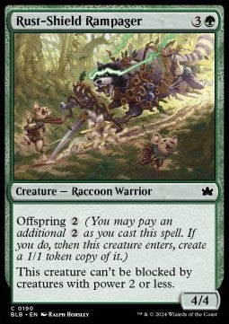 Rust-Shield Rampager⁣ - Bloomburrow⁣ (Common)⁣ [190]