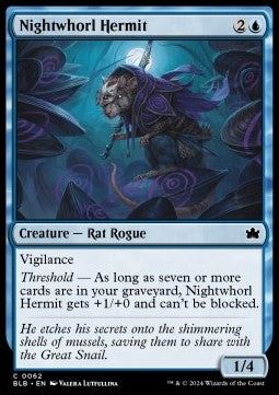 Nightwhorl Hermit⁣ - Bloomburrow⁣ (Common)⁣ [62]