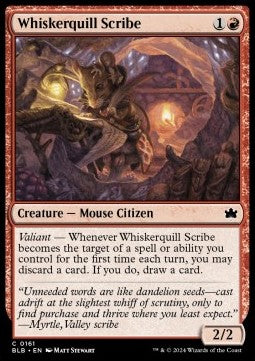 Whiskerquill Scribe⁣ - Bloomburrow⁣ (Common)⁣ [161]