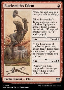 Blacksmith's Talent⁣ - Bloomburrow⁣ (Uncommon)⁣ [125]