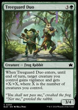 Treeguard Duo⁣ - Bloomburrow⁣ (Common)⁣ [200]