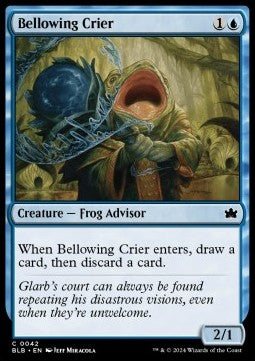 Bellowing Crier⁣ - Bloomburrow⁣ (Common)⁣ [42]