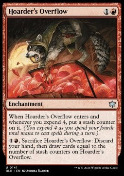 Hoarder's Overflow⁣ - Bloomburrow⁣ (Uncommon)⁣ [141]