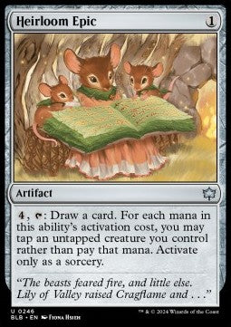 Heirloom Epic⁣ - Bloomburrow⁣ (Uncommon)⁣ [246]
