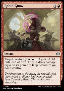 Rabid Gnaw⁣ - Bloomburrow⁣ (Uncommon)⁣ [147]