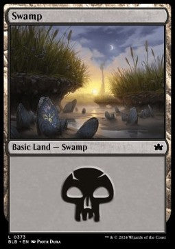 Swamp (V.1) - Bloomburrow: Extras (Land) [XBLB-373]