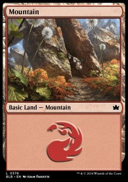 Mountain (V.2) - Bloomburrow: Extras (Land) [XBLB-376]