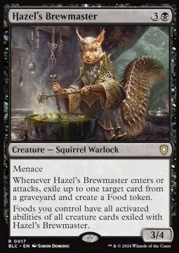 Hazel's Brewmaster - Commander: Bloomburrow (Rare) [BLC-17]