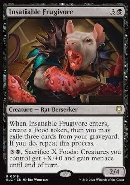 Insatiable Frugivore - Commander: Bloomburrow (Rare) [BLC-18]