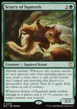 Scurry of Squirrels - Commander: Bloomburrow (Rare) [BLC-33]