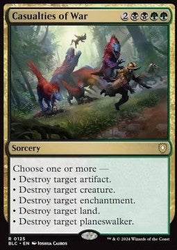 Casualties of War - Commander: Bloomburrow (Rare) [BLC-125]