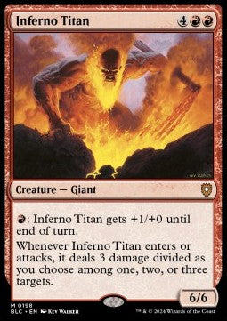 Inferno Titan - Commander: Bloomburrow (Mythic) [BLC-198]