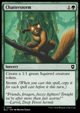 Chatterstorm - Commander: Bloomburrow (Common) [BLC-210]