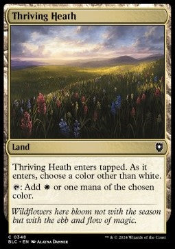 Thriving Heath - Commander: Bloomburrow (Common) [BLC-348]