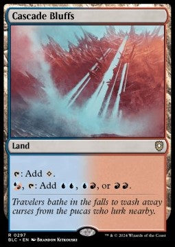 Cascade Bluffs - Commander: Bloomburrow (Rare) [BLC-297]