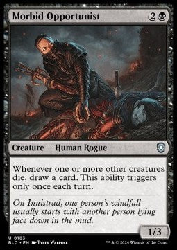 Morbid Opportunist - Commander: Bloomburrow (Uncommon) [BLC-183]
