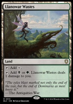 Llanowar Wastes - Commander: Bloomburrow (Rare) [BLC-315]