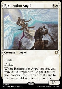 Restoration Angel - Commander: Bloomburrow (Rare) [BLC-150]